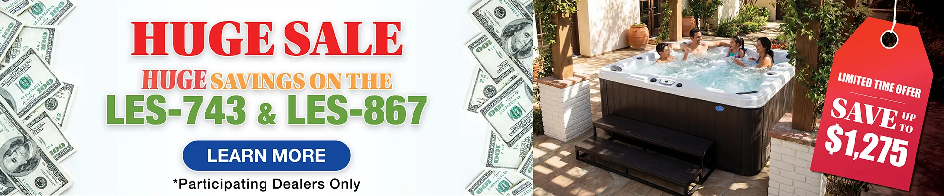 Calspas hot tub being used in a family setting - Fresno